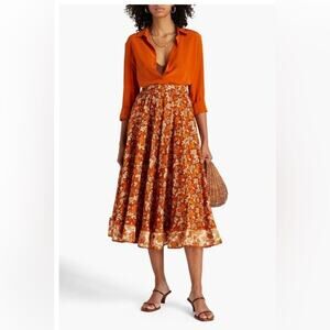 スカート ZIMMERMANN Women Skirts 0726SF241SPIC Orange Skirt Zimmermann Orange size 0 US in Cotton - 53334031